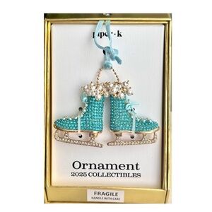 NWT ⚜️🩵⚜️ Piper K Holiday Ice Skates Ornament 2025 Collectibles